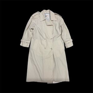 London Fog Cream Trench Coat